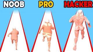 NOOB vs PRO vs HACKER in Titan Rush 3D
