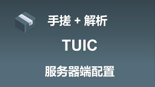 手搓+解析 TUIC服务器端配置 | sing-box TUIC服务器配置