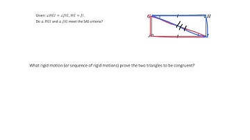 Congruence as a series of rigid motions