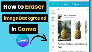 How to Remove Image Background in Canva with Background Eraser App | Step by Step Guide screenshot 5