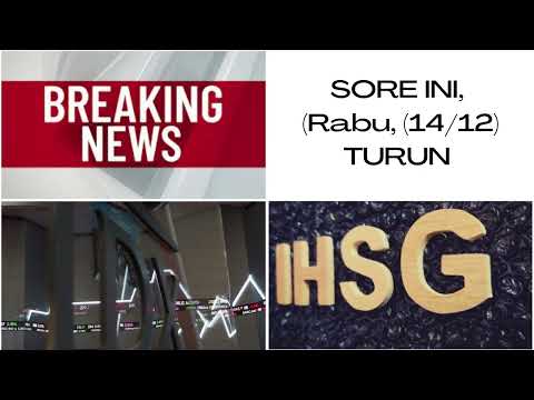 IHSG Rabu (14/12) Turun Tipis ke Level 6801, Sementara Indeks LQ45 Melonjak 1.32 Persen