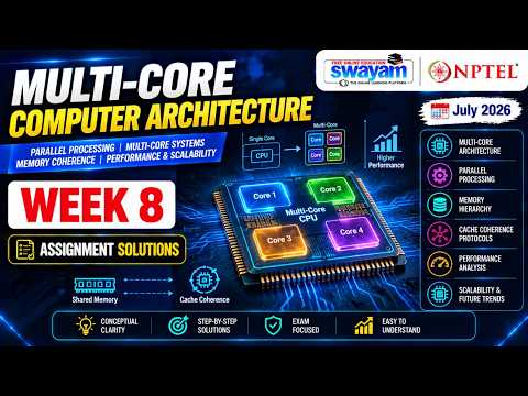 Multi-Core Computer Architecture Week 8 Assignment Answers 2026 | NPTEL July 2026 | NPTEL Assignment