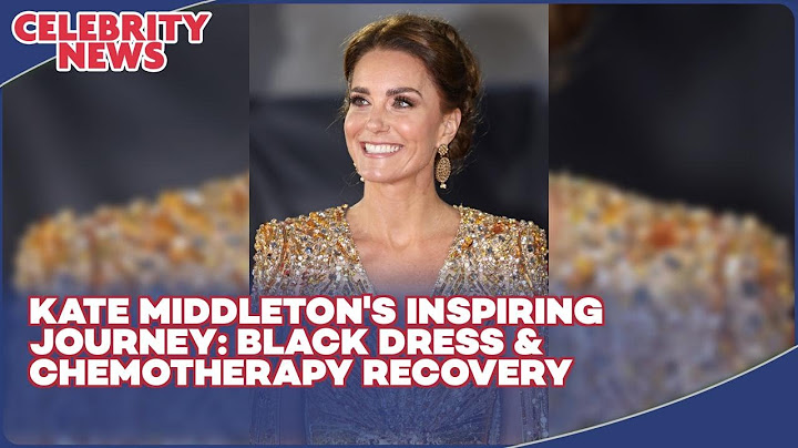 Kate Middleton Stuns in Black Dress at Festival of Remembrance