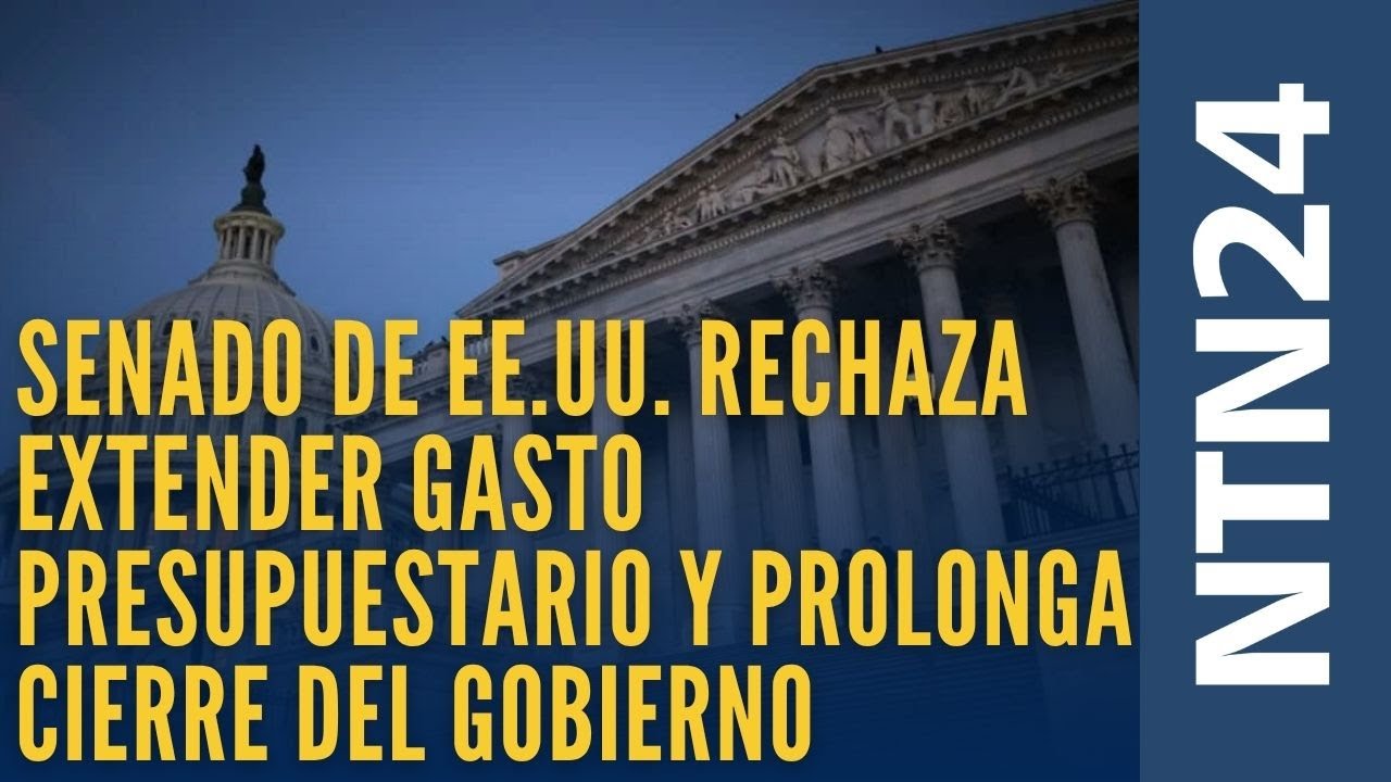 Senado de EE.UU. rechaza extender gasto presupuestario y prolonga ...