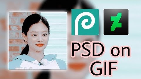 🍒//How to put psd on gif in mobile//Photopea