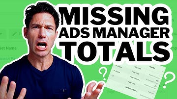 Facebook Ads Manager Totals Missing | Easy Fix Tutorial