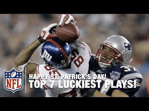 Top 7 Luckiest Plays in NFL History | Happy St. Patrick's Day!