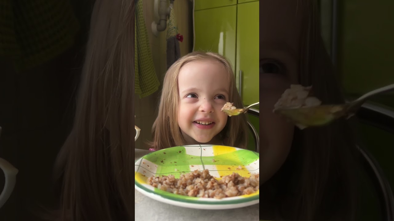 Лишь бы не есть 😊😁 #дети #юмор #дочка