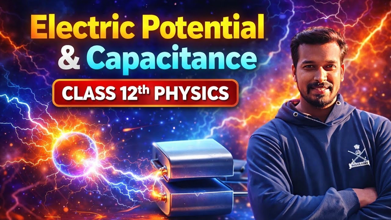 ⚡ Electric Potential & Capacitance Part-1 | Class 12 Physics | Full Concept + Easy Explanation