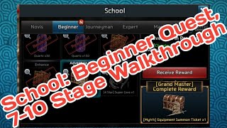 CERES M: Finished School Beginner Quest, 7-10 Stage Walkthrough screenshot 5