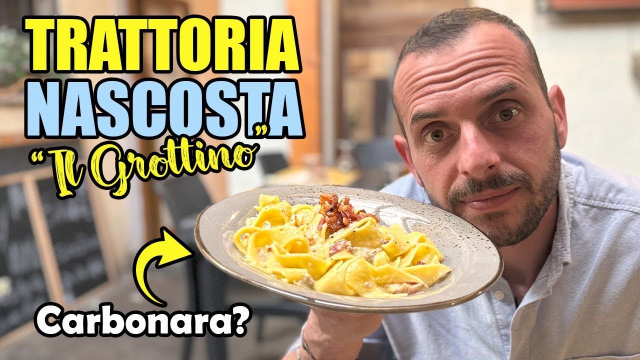MANGIAMO in una TRATTORIA NASCOSTA a CITTÀ DI CASTELLO consigliata da voi !! | Il Grottino