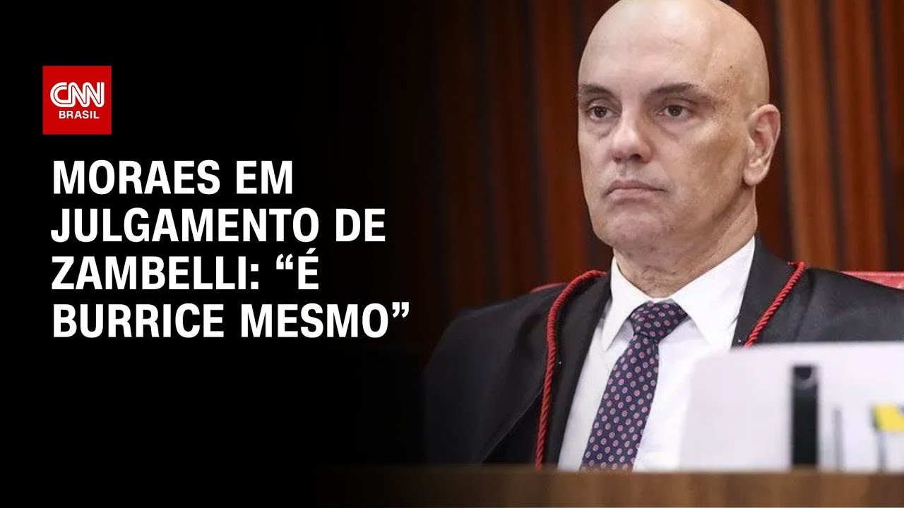 Moraes em julgamento de Zambelli: “É burrice mesmo” | CNN Novo Dia