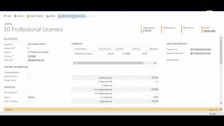 MS Dynamics CRM 2013 Demo 3 - Quote to Order to Invoice