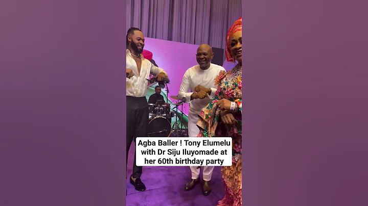 Agba Baller! Tony Elumelu with Dr Siju Iluyomade at her 60th birthday party‎