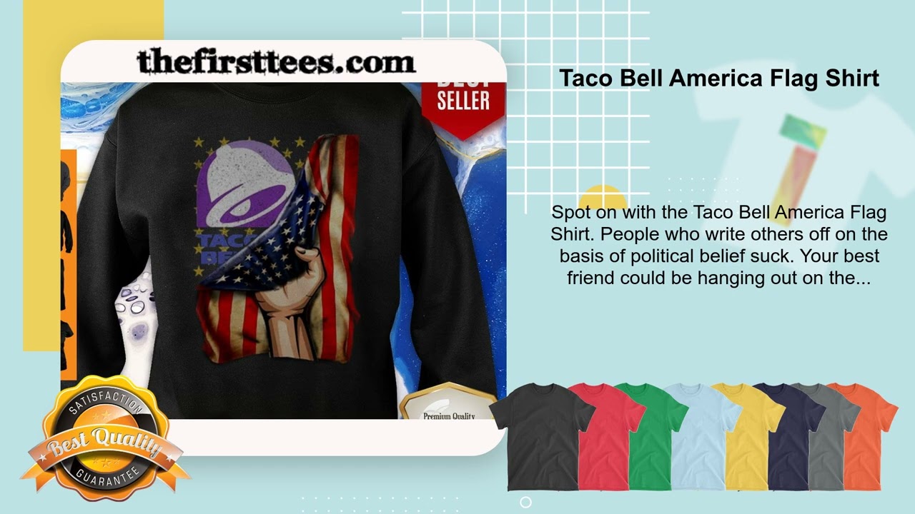 Taco Bell America Flag Shirt