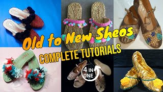 Re-new old shoes & Save your money || old shoes to new||how to make old shoes look new|| Sajal's Art