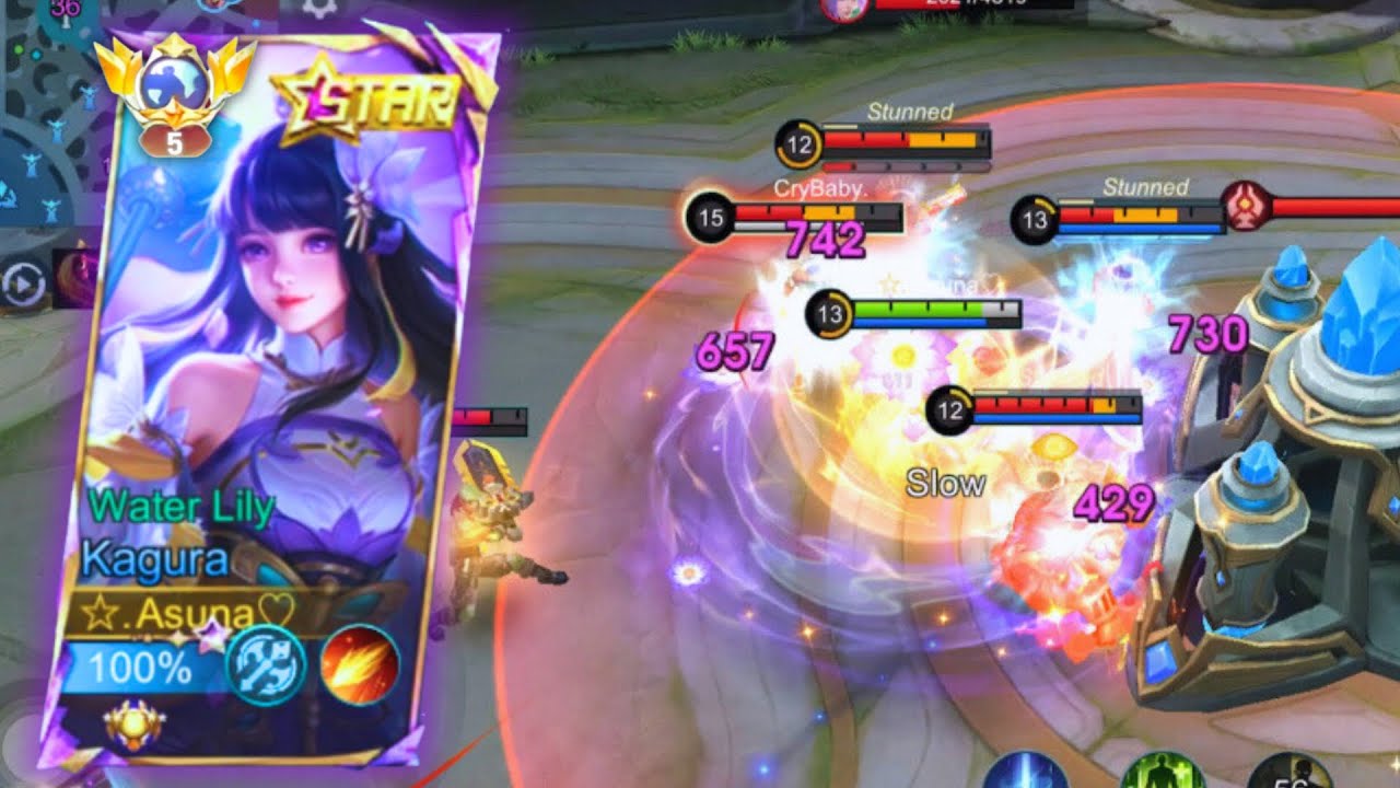 WATER LILY KAGURA GAMEPLAY 2025 | MOBILE LEGENDS