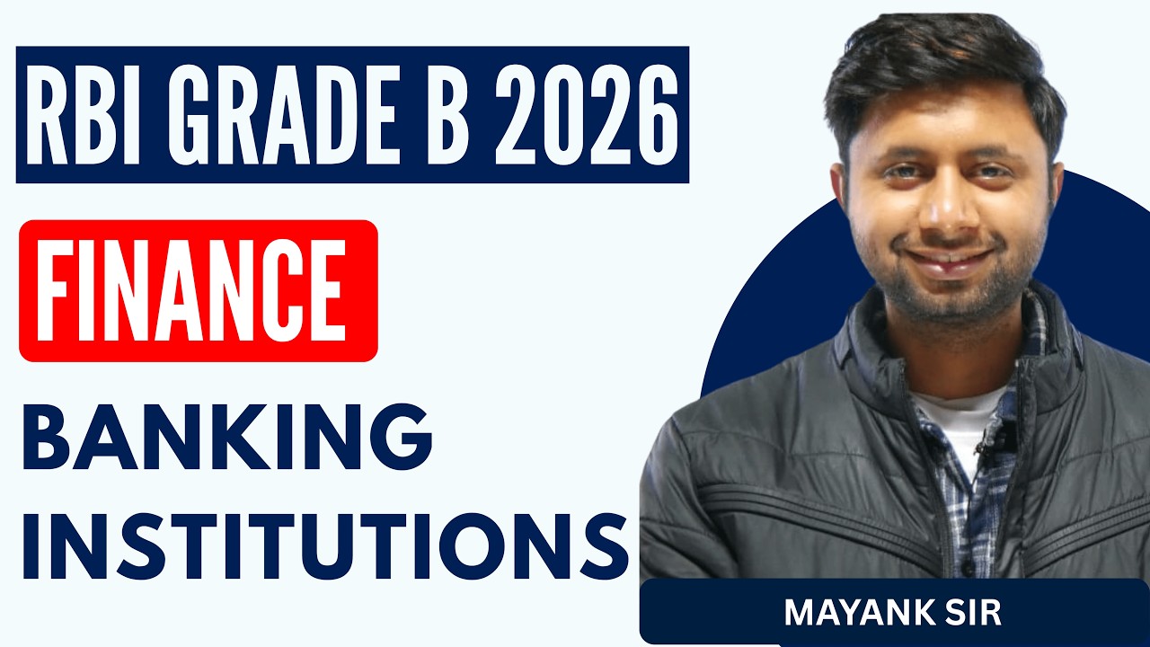 Banking System | RBI Grade B 2026 | SBI PO 2026 | IBPS PO 2026 | SEBI Grade A 2026