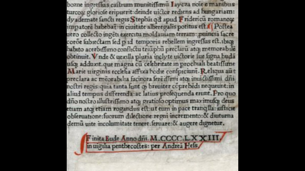 Budai krónika 1473 – magyar nyelvű hangoskönyv​