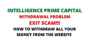 IPC Exit Scam website, Update How To Withdraw All Your Money From The Offline Website IP Capital