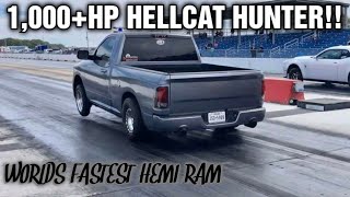 WORLDS FASTEST HEMI RAM RUNS 9s AND DESTROYS HELLCATS!!!