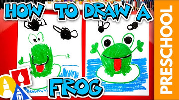 Drawing A Frog & Flies With Shapes - Preschool