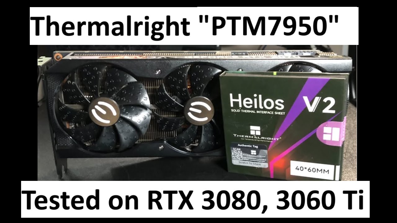 Технология Thermalright "PTM7950" отлично подходит для снижения температуры видеокарт! RTX 3080, ...