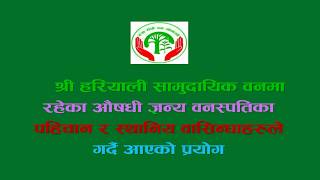 Medicinal plants of हरियाली सामुदायिक बन, मोरङ, नेपाल ।