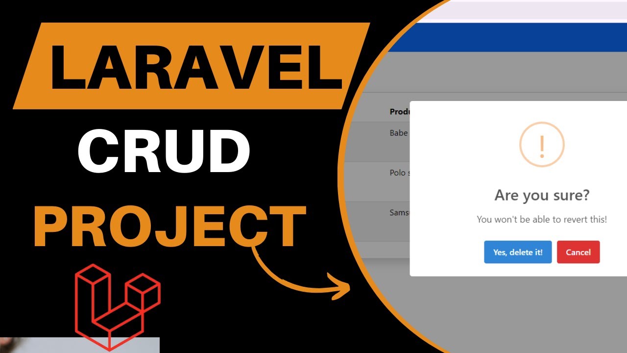 10. Laravel CRUD Project - Delete Product (2024) - YouTube