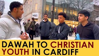 Shamsi Giving Dawah To Christian Youth In Cardiff