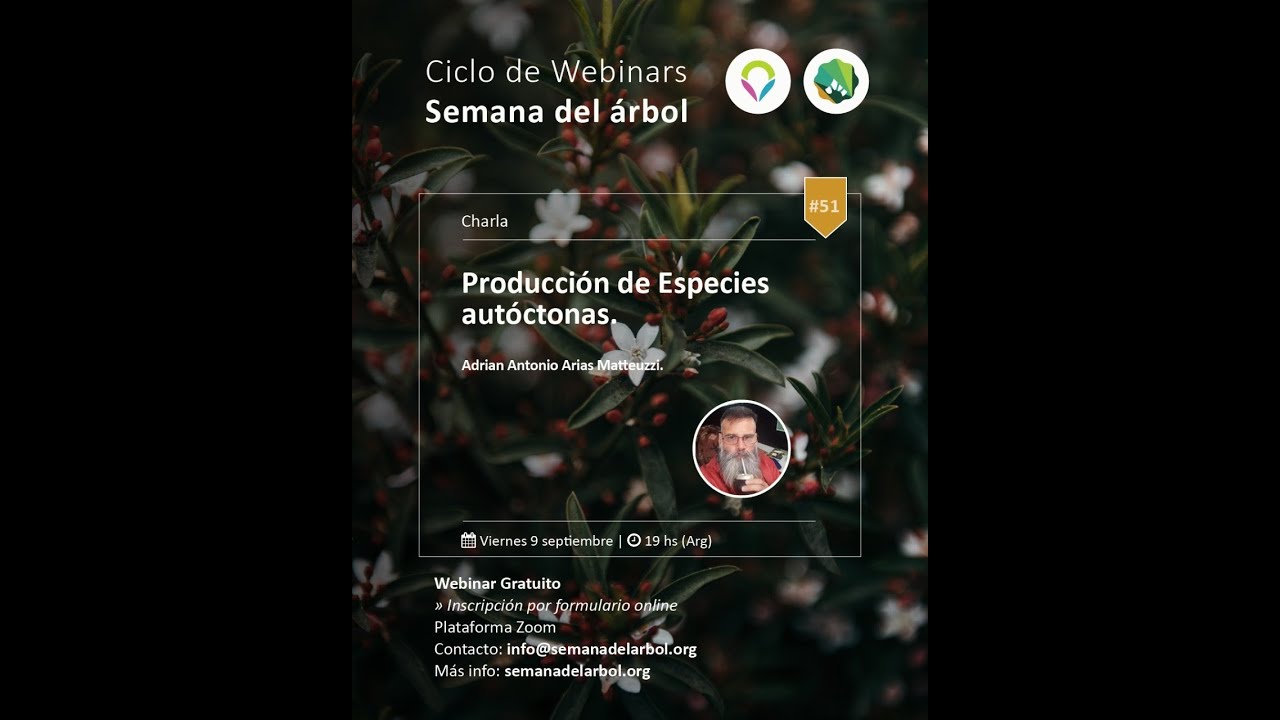 Excelente charla sobre Producción de especies autóctonas! No te la pierdas!