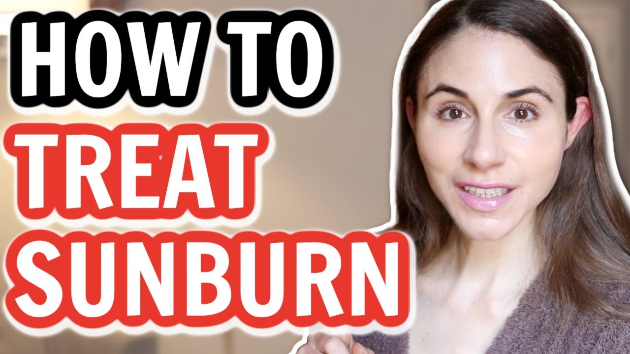 7 TIPS TO TREAT A SUNBURN 😳 Dermatologist @DrDrayzday 