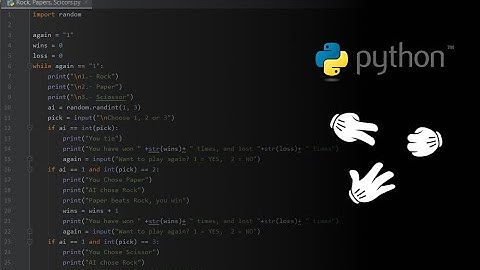 Python Basics - Rock Paper Scissors with the basics!