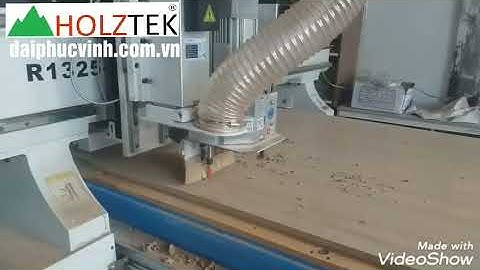 | HOLZTEK | MÁY CNC NESTING 3 ĐẦU - Gia công khoan cắt ván công nghiệp làm nội thấtnghiệp