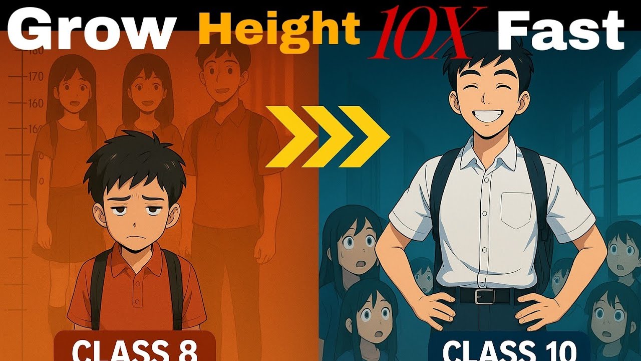 5 Scientific Hacks to Increase Height Naturally 😲(Doctors Never Tell!) 