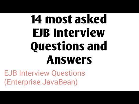 14 most asked EJB Interview Questions and Answers
