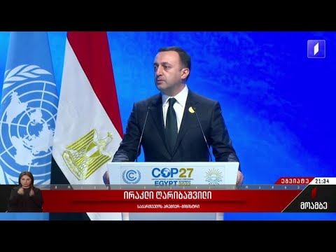 პრემიერის გამოსვლა გაერო-ს კლიმატური ცვლილებების სამიტზე