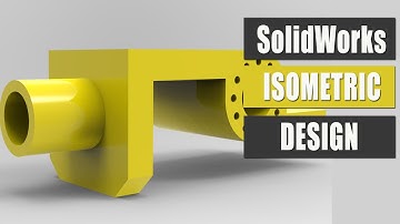 Isometric #5 Design in SolidWorks | Solidworks Tutorial | 3d Modeling Tutorial
