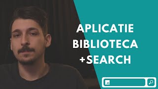 Aplicatie BIBLIOTECA | SEARCH intr-o lista de obiecte | Tutorial Javascript