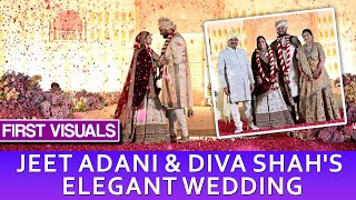 Jeet Adani Wedding Video First Visuals Of Jeet Adani And Diva Shahs Wedding