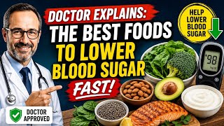 🩺 Doctor Explains: The Best Foods to Lower Blood Sugar Fast