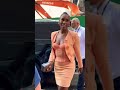 Looking Peachy: Issa Rae arrives at the Today Show in NYC #issarae #nyc #todayshow #fashion