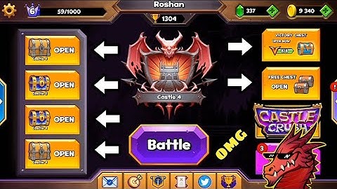 Castle 4 Mega Chest Opening! Castle Crush