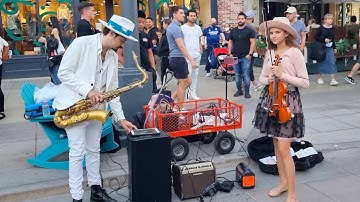 LAST STREET SHOW TOGETHER | Every Breath You Take (The Police) Daniele Vitale & Karolina Protsenko