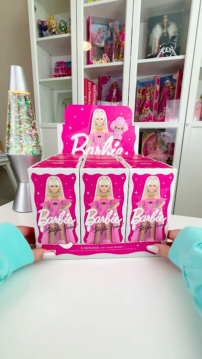 [ASMR] BARBIE x POPMART Blind Boxes! FULL VIDEO UP NOW💖 #asmr #barbie #popmart #summeronshorts