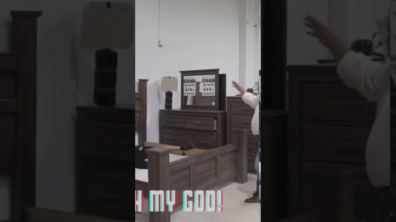 BREAKING FURNITURE STORE BED shorts YouTube