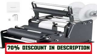 A must-have product! SucceBuy Manual Round Bottle Labeling Machine 15-20pcs/min Adjustable Labeler