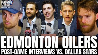 Connor McDavid, Stuart Skinner, Ryan Nugent-Hopkins, Broberg & Knoblauch on Oilers GM5 Win vs. Stars