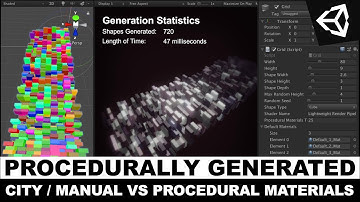 Procedurally Generation in Unity3d - Adding Manual Versus Procedural Material Options