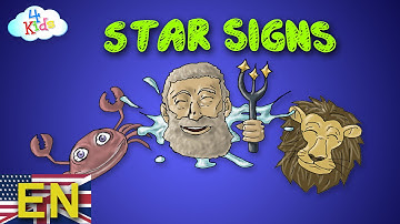 Star Signs, Signs of Zodiac, Horoscope learning video for kids, children and toddlers (english)